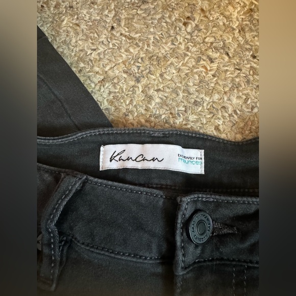 Black Distressed KanCan Skinny Jeans - Picture 4 of 7